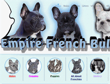 Tablet Screenshot of frenchbulldogbreeders.org